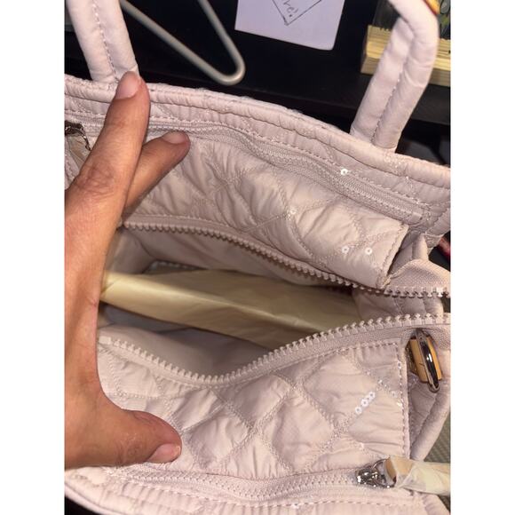 MZ Wallace Rose Rec With Sequin Mini Box Reg $286 - Picture 3 of 8